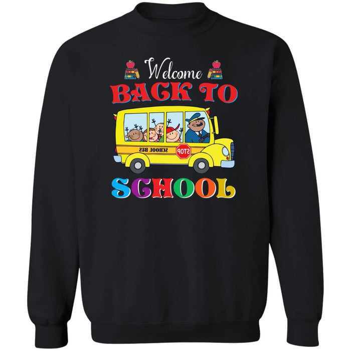 GeckoCustom Welcome Back To School Shirt H425 Sweatshirt / Black / S