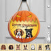 GeckoCustom Welcome To Our Nightmare Dog Door Sign, Dog Lover Gift, Halloween Gift, Personalized Custom Gift, HN590 12 Inches