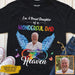 GeckoCustom Wonderful Dad In Heaven Memorial Family Shirt