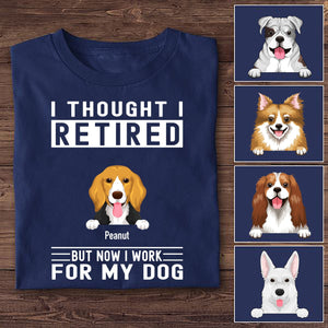 GeckoCustom Work For My Dog Personalized Custom Dog Shirt C276