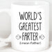 GeckoCustom World's Greatest Farter I Mean Father Custom Father's Day Photo Mug H367