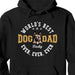 GeckoCustom Worlds Best Dog Dad Personalized Custom Dog Frontside Shirt C424 Pullover Hoodie / Black Colour / S