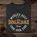 GeckoCustom Worlds Best Dog Dad Personalized Custom Dog Frontside Shirt C424