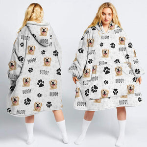 GeckoCustom ych Dog Hoodie Blanket HN590 4XL