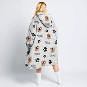 GeckoCustom ych Dog Hoodie Blanket HN590 4XL
