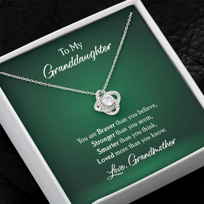 GeckoCustom You Are Braver Than You Believe Personalized Encouragement Message Card Necklace C261