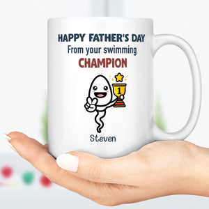 GeckoCustom You Have A Weak Pull Out Game Personalized Custom Father's Day Birthday Mug C351