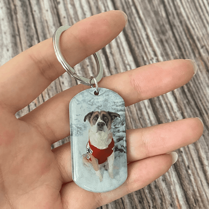 GeckoCustom You Were My Favorite Hello Dog Keychain