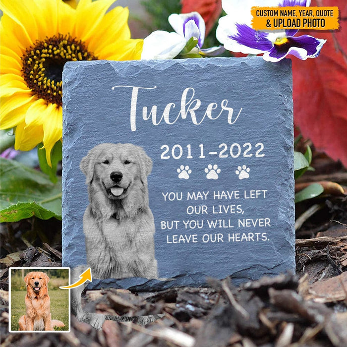 GeckoCustom You Will Never Leave Our Heart Dog Stone, T368 HN590